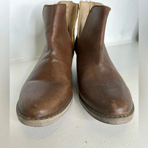 Circle G by Corral Leather Ankle Booties Western Boho Chic  - Size 9 - Picture 7 of 11